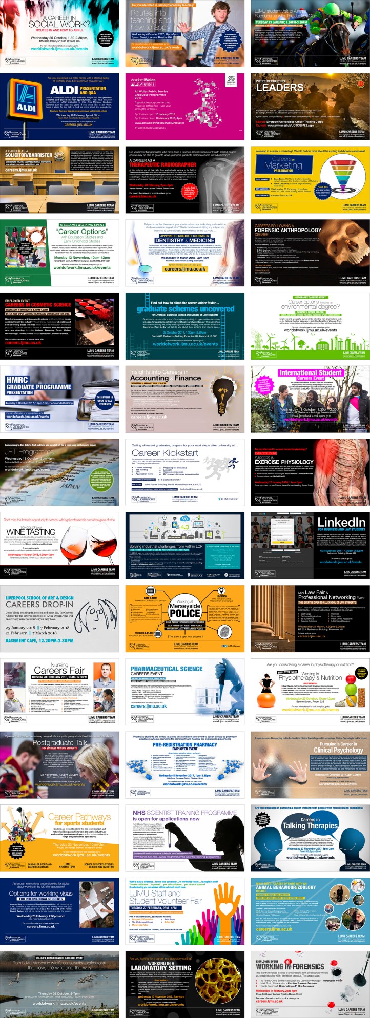 Events posters 2017-18