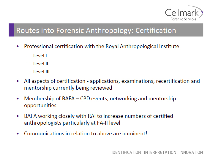 Forensic Anthro advert 2